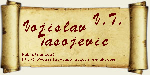 Vojislav Tasojević vizit kartica
